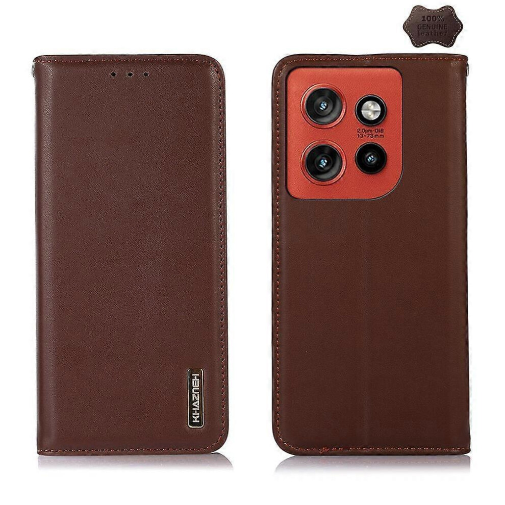 (Black) Motorola Edge 60 Neo 5G Khazneh Nappa Leather Case Black 5996097100455