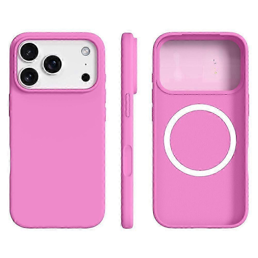 (Rose ) Iphone 17 Pro Max Liquid Silicone Case: Ultra-Thin, Magsafe Compatible Pink 5996097101476