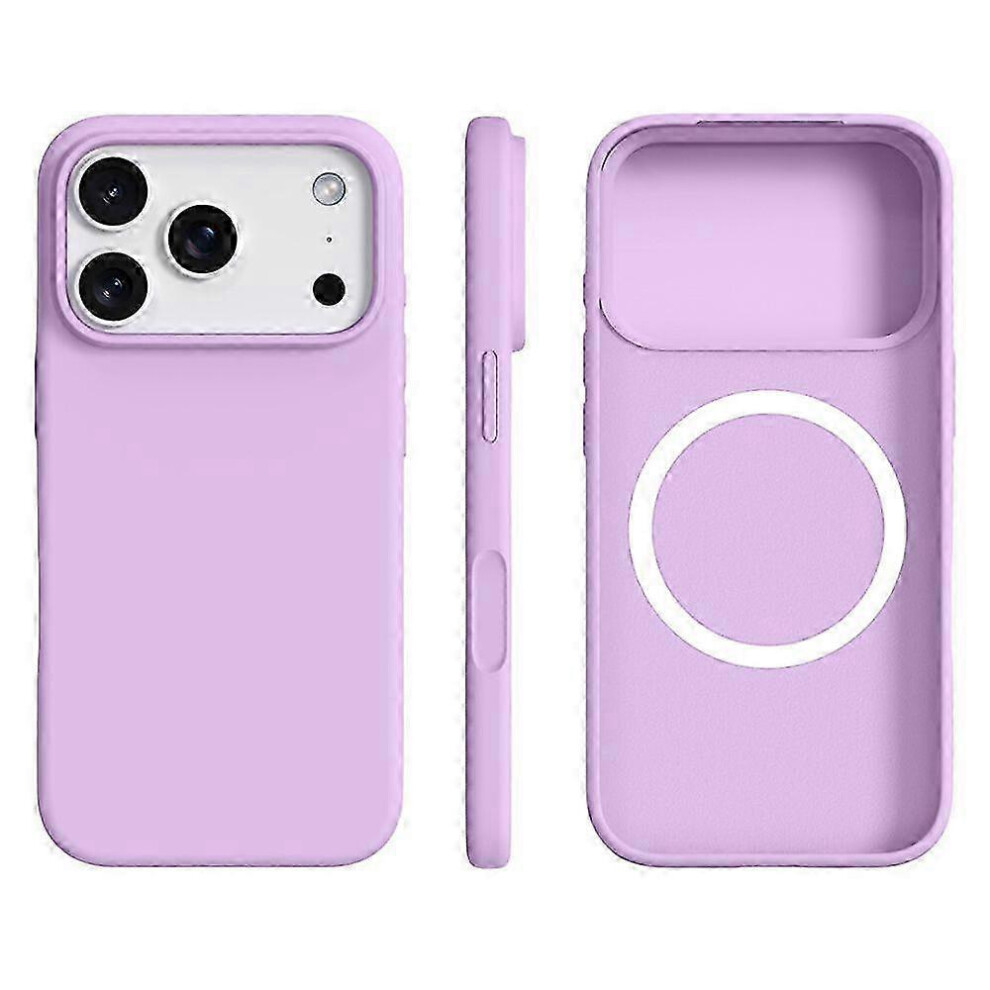 (Dreamy ) Iphone 17 Pro Max Liquid Silicone Case: Ultra-Thin, Magsafe Compatible Purple 5996097101414