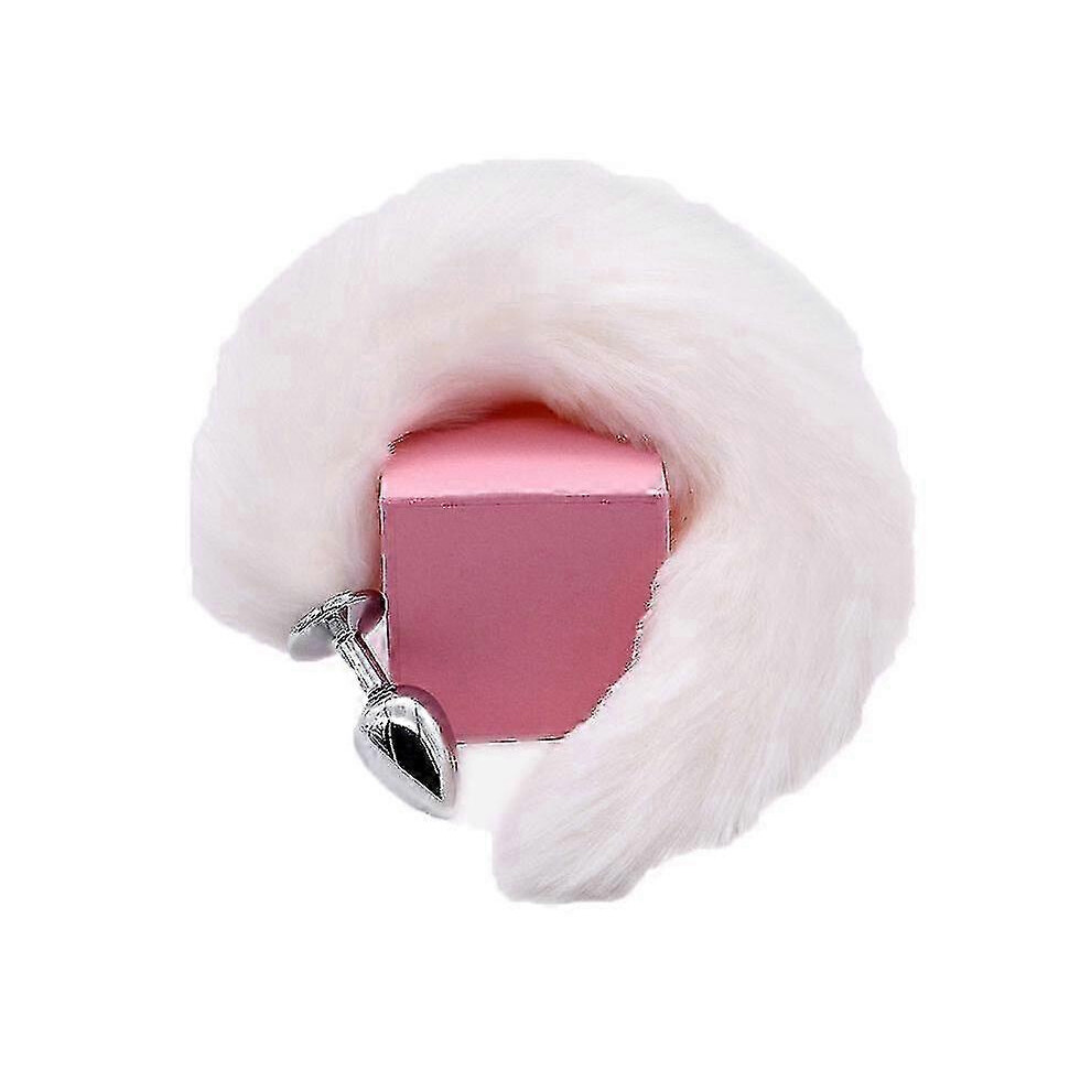 White (, M) 2026 Metal Fox Tail Massager Cosplay Role Play
