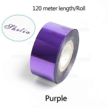 (purple, 3cm) ZONESUN 3-5cm Gold/Silver/Black Foil Paper Rolls for Leather Gilding & Hot Stamping