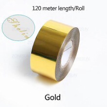 (gold, 3cm) ZONESUN 3-5cm Gold/Silver/Black Foil Paper Rolls for Leather Gilding & Hot Stamping