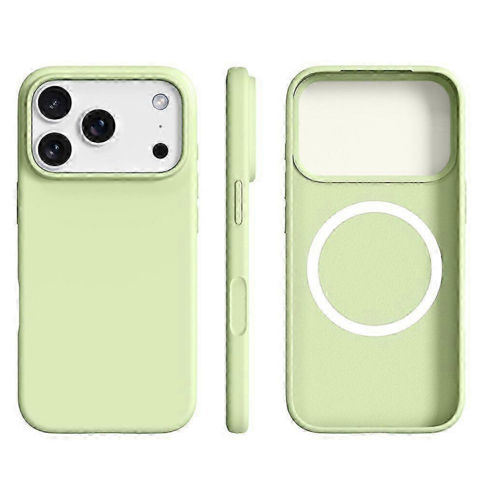 (Avocado ) Iphone 17 Pro Max Liquid Silicone Case: Ultra-Thin, Magsafe Compatible Green 5996097101360