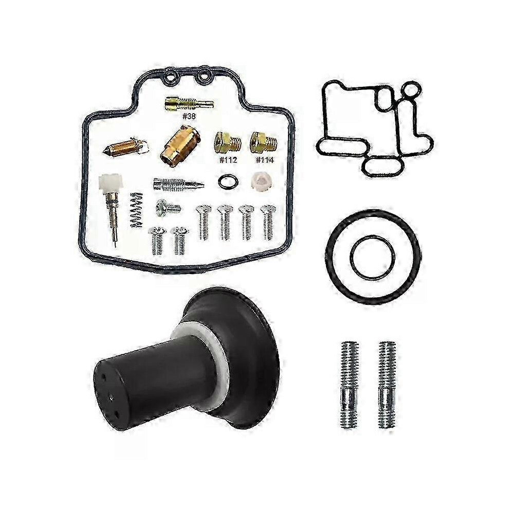 (Repair And Plunger) Yamaha Majesty 125 Carburetor Repair Kit, Complete Rebuild For Yp125e 2003-2009 5996097102992