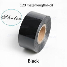 (black, 3cm) ZONESUN 3-5cm Gold/Silver/Black Foil Paper Rolls for Leather Gilding & Hot Stamping