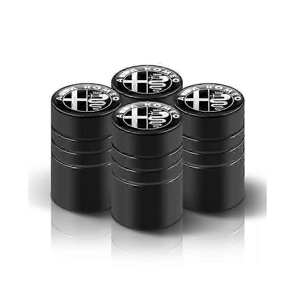 (D For Alfa Romeo) Alfa Romeo Tire Valve Caps For Giulia, Giulietta, 159, 156, Mito, Stelvio 5996097102619