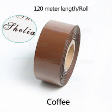 (coffee, 4cm) ZONESUN 3-5cm Gold/Silver/Black Foil Paper Rolls for Leather Gilding & Hot Stamping