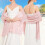 (Champagne) Elegante Abendkleider mit weichen Chiffon-Schals für Brautmode 4