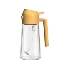 (orange) Spraying Pouring Integrated Oil Dispenser Bottle 2-in-1 Cooking Oil Sprayer NEW