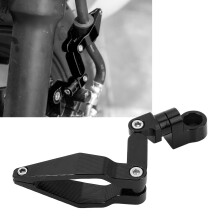 Oil Pipe Cable Clip Aluminum Alloy Foldable, Black