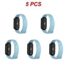 (Style H 5pcs) 1/3/5PCS Smart Watch Strap Waterproof Silicone Replacement Wrist Strap For Bracelet 8 Strap Wear Resistant