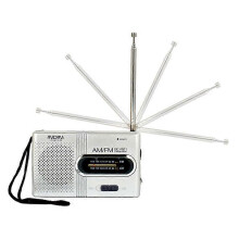 Travel AM FM Radio Battery Powered Mini Pocket Built-in Speaker Stereo Portable