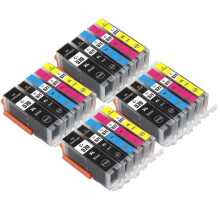4 Set of 5 Ink Cartridges to replace Canon PGI-570 & CLI-571 Compatible/non-OEM from Go Inks (20 Inks) - Pjun
