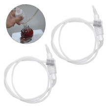 2-piece set 2M Siphon Tube Plastic Wine Siphon Filter Set Siphon Tube Hose Filter for Wine Beer Starter Set Wine Making