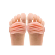 (Skin Color) Silicone Metatarsal Pads Toe Separator Pain Relief Foot Pads Orthotics Foot Massage Insoles Forefoot Elastic Cushion Foot Care