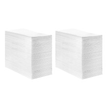 Linen Feel Guest Towels Disposable Cloth Like Paper Hand Napkins Soft, Absorbent, Paper Hand Towels (White, 200)