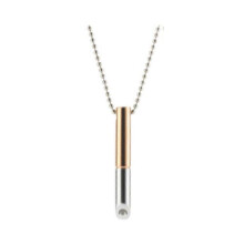(Rose gold)Noluva Stop Smoking Necklace, Noluva Breathlink Stop Smoking Pendant