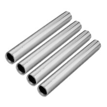 4 Pcs Aluminum Relay Batons Track And Field Athletics Tool Silver