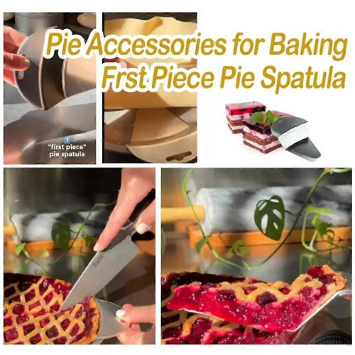 (3pcs)1/5pcs First Slice Pie Spatula,Triangle Pie Cutter, Professional Pizza Cake Server 1
