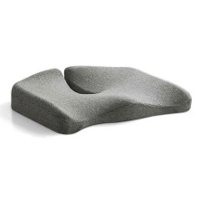 (Gray) Coccyx Orthopedic Memory Foam Seat Cushion Back Pain Relief Chair Pillow - -Yx