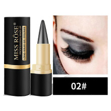 (color02)Rationalu Gel Eyeliner, Natural Black Eyeliner Cream Waterproof Smudge Proof