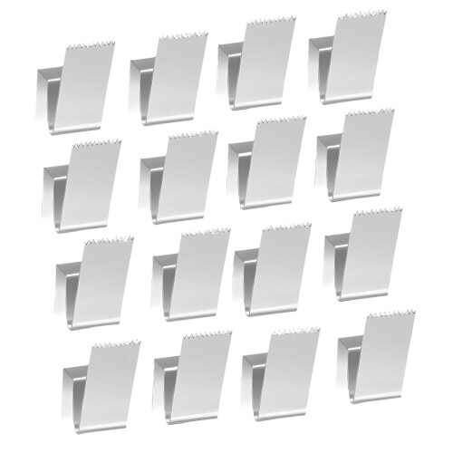 16 Stück Fensterclips aus Metall, winddichte-echte Farbe