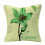 Capa de almofada decorativa em tecido de algodão e linho, 45 cm x 45 cm (18 x 18 polegadas), tecido respirável para uma sensação fresca e 1