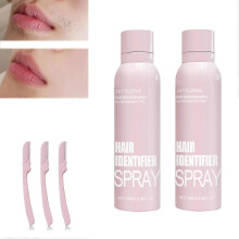 (2pcs) 1-3PCS Hair Identifier Spray for Face Shaving Skin Dermaplaning Hair Beard Removal