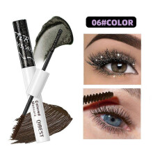 (Color06) QIBEST Sparkling Diamond Color Pearl Shine Smooth And Thickening Mascara