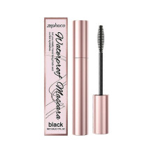 (Black) Black Curling Mascara Waterproof Long Curling Not Smudge Natural Styling Mascara