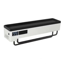 (Induction mode, 2 in 1) UV Light Sterilizer Toothbrush Holder Cleaner & Automatic Toothpaste Dispenser& towel Sterilizer