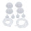 Breast Shield Set 4pcs Duckbill Valve Silicone 2