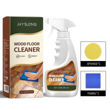Wood Floor Cleaner Spray 120ml Powerful Wood Floor Cleaner Spray Deodorizing Spray Liquid Cleaning Supplies with Sponge