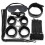7pcs/set Leather Bodaged Kit Adlt Explay Hndcffs/whps/ball Gg/rope/collr Bdm 1