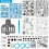(blue) Hydraulic Mechanical Arm Toy Birthday Gift DIY Assembly Plastic Robot 4