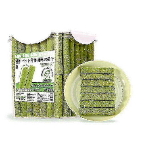 (60pcs)80PCS Cat Grass Teeth Grinding Stick Snacks Cat Teeth Cleaning Sticks Pet