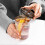Iced coffee cup with straw and lid, sealable and carry-on 4