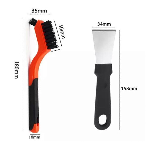 3pcs Medium Bristle Brush for Cleaning,Medium Bristle Cleaning Scrub Brush 1