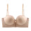 (L,Skin Tone Colour)Wireless Front Buckle Detachable Shoulder Strap Bra: Thickened For Smaller 1