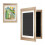 (A4, Wood grain colour) White Rows Childrens Art Frame, Whiterows Kid Picture Storage Frames for Artwork 1