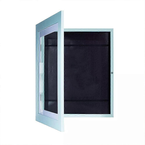 (A4, Blue) White Rows Childrens Art Frame, Whiterows Kid Picture Storage Frames for Artwork