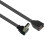 (0.2m,bend up)Versatile USB 2.0 Extension Cable with 90-Degree Head for UK Office and Home Electronics 1