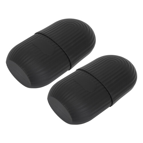 Ice Face Roller 2pcs Silicone Black 100ml x 2 Wave