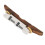 Rosewood Height-Adjust Archtop Bridge, Bone Saddle 1