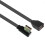 (10cm,Bend right)Versatile USB 2.0 Extension Cable with 90-Degree Head for UK Office and Home Electronics 1