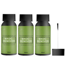 3x 50ml Magic Burst Gel Polish Remover Soak Off Sticky Layer Cleaner Nail Degreaser Semi-permanent Nail UV Gellak Remover