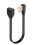 (5cm,bend up)Versatile USB 2.0 Extension Cable with 90-Degree Head for UK Office and Home Electronics 5