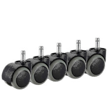 Smooth Rolling Casters for IKEA Chairs - 5-Pack 10mm x 22mm Heavy Duty, Enhances Mobility in UK Homes and Offices