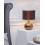 Beliani Table Lamp YAKIMA Porcelain Brown 2