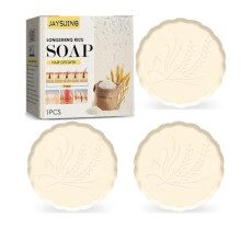 (3pcs)Rice Shampoo Bar Hair Growth Soap Moisturizing Oil Control Non Irritating Increase Gloss Nourishing Anti-Hair Loss Soap